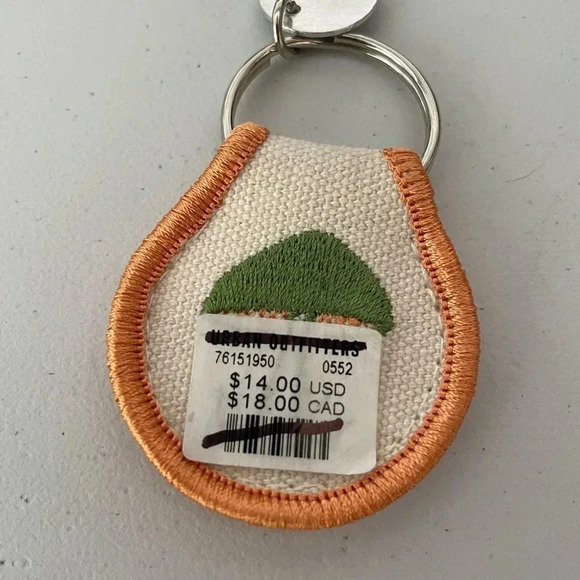 NWOT Three Potato Four Mushroom Patch Keychain - Picture 3 of 8